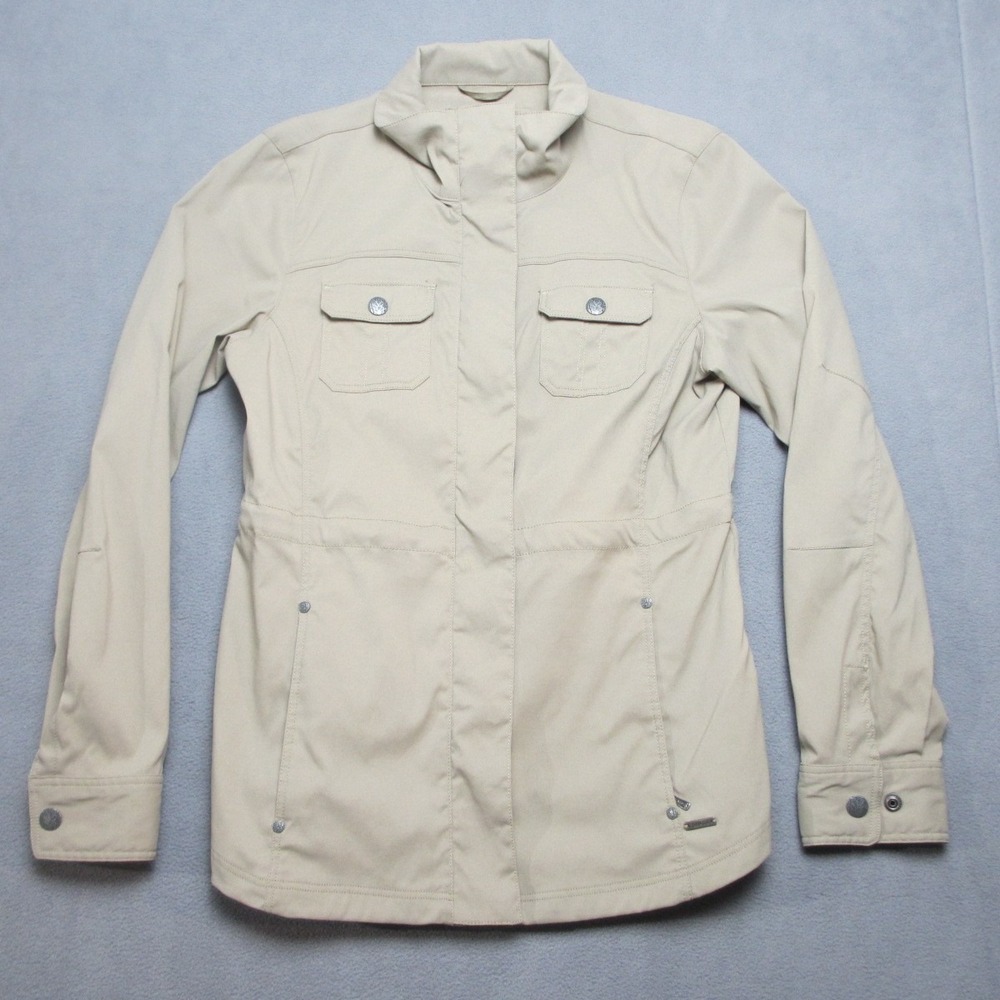 prAna Jacket Womens Medium Beige Excellent Zion Stretch Utility Field Outdoor